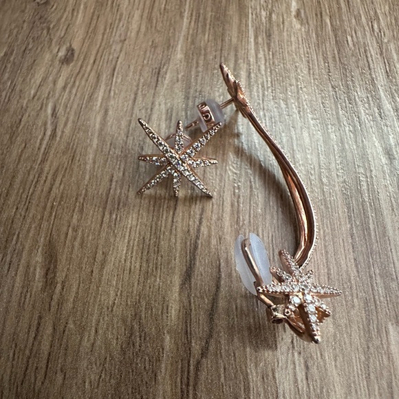 APM Asymmetric Double Météorites Earring - Picture 4 of 8